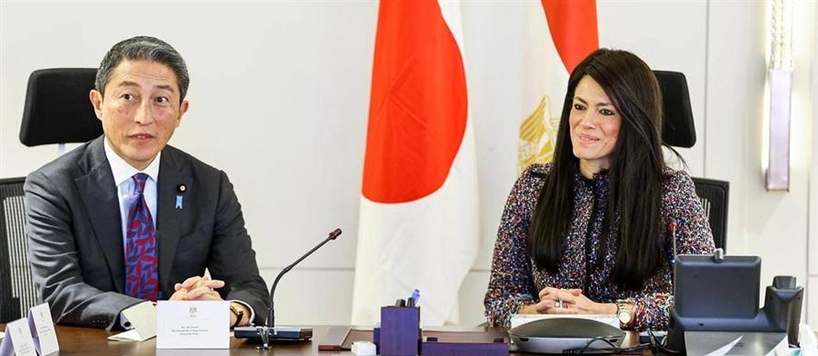 رانيا المشاط تبحث مع وفد البرلمان الياباني تعميق التعاون الاقتصادي والتنموي